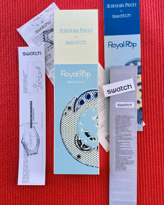 Audemars Piguet x Swatch Royal Pop - Blaue Acht -