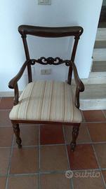 Tavolo e Sedie periodo  inglese gregoriano