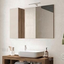 SPECCHIO CON MOBILETTO + LED. NUOVO IMBALLATO