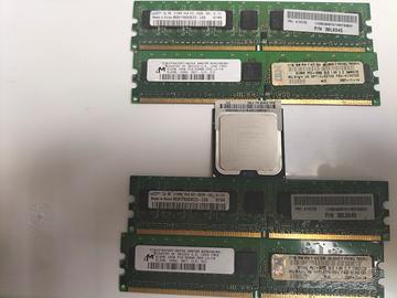 CPU Intel Xeon + Ram 2gb 