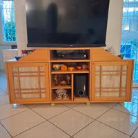 Mobile Porta TV in noce Tanganica