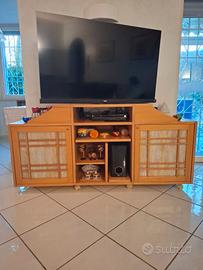 Mobile Porta TV in noce Tanganica