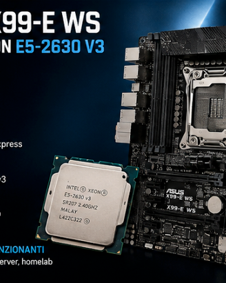 ASUS X99-E WS + Intel Xeon E5-2630 v3