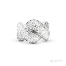 Anello Recarlo in oro bianco con diamanti 2 carati