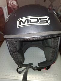 casco moto jet mds g240 nero opaco