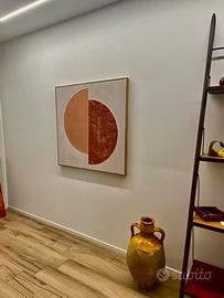 Quadro Materico Moderno con cornice