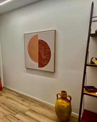 Quadro Materico Moderno con cornice
