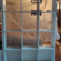 Libreria interparete parete divisoria in legno