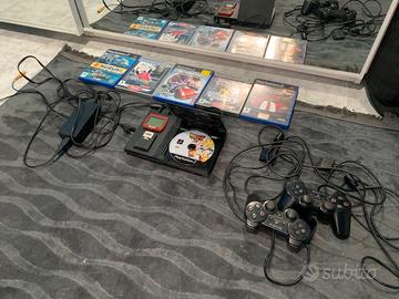 Console PlayStation 2 + controller + giochi vari