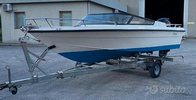 Barca open 5m con motore