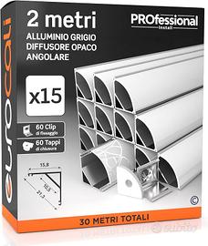 Eurocali 15x Profili Angolari da 2 metri (30mt) in