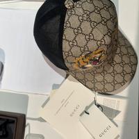 Cappellino da baseball GG Supreme con stampa tigre