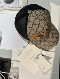 Cappellino da baseball GG Supreme con stampa tigre