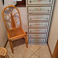 casettiera vintage + sedia