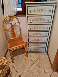 casettiera vintage + sedia