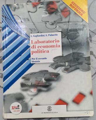 libro scolastico " Laboratorio Economia Politica" 