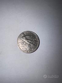 C 20 lire moneta, 1921
