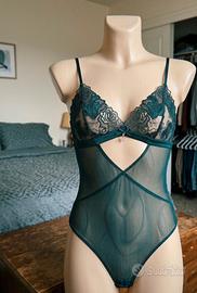 Body Intimissimi in pizzo Velvet Green – Nuovo