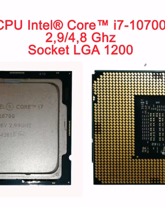 Processore Intel® Core™ i7-10700 2,9/4,8 Ghz