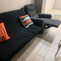 Divano letto piu poltrona apribile