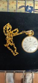 Orologio da taschino Lorenz al quarzo con catena