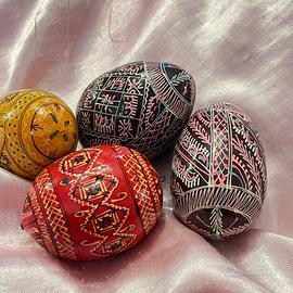 Uova di legno Ucraine  dette Pysanky