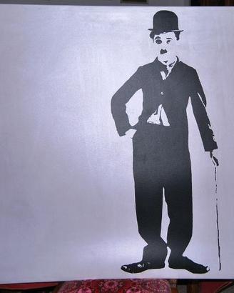 tela raffigurante charlot  mis90x90 ikea