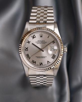 Rolex Datejust 36 grigio 16234 - 2002 full set