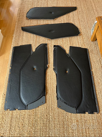 Mercedes W126 SEL pannelli porte pelle NERO