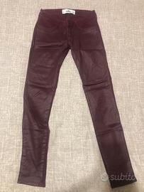 Pantaloni Hollister bordeaux