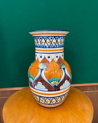 Vaso Portaombrelli in Maiolica Faentina