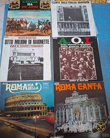 6 Dischi vinili anni 70