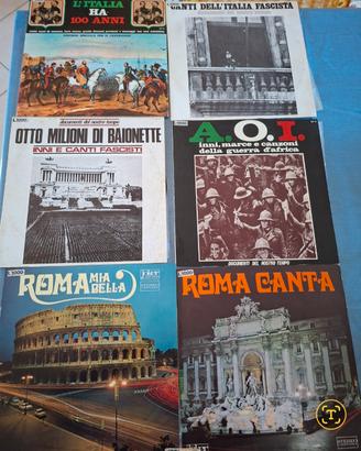 6 Dischi vinili anni 70