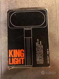 Illuminatore quarzo iodio attrezzatura foto vintag