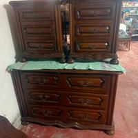 Como  in legno tre cassetti