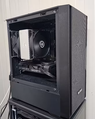 gaming pc nero non rgb ryzen 5 5500/rtx 3060ti