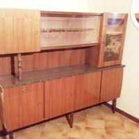 credenza Antica Con vetrina 