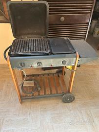 Barbeque con pietra lavica