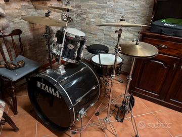 Batteria tama rockstar + piatti A custom Zildjian