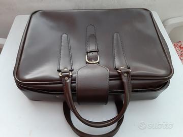 Borsa da viaggio in vera pelle vintage