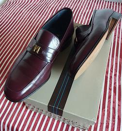SCARPA MOCASSINO BORDO' 'MAGLI' tg. 7,5-NUOVISSIMA