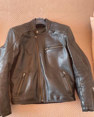 Giacca di pelle moto