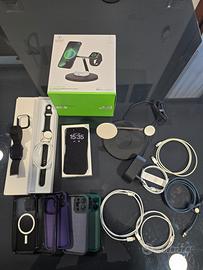 iphone 14 pro + watch 9 + caricatore wireless
