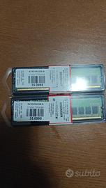 RAM KINGSTON 16gb 2x8GB 3200MHz DDR4 CL22 NUOVE