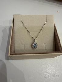 Collana oro bianco