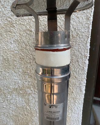 Canna fumaria e comignolo acciaio inox