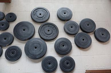 bilanciere+pesi+rastrelliera e rack