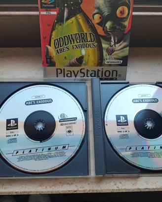 oddworld abe's exoddus platinum PS1