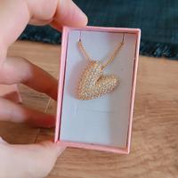 ciondolo cuore, mai indossato, nuovo 