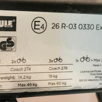 Portabici Thule modello Coach 276
